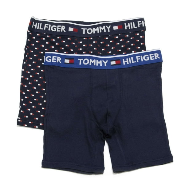 Tommy Hilfiger Mens Underwear 2 Pack Bold Cotton Boxer Briefs 